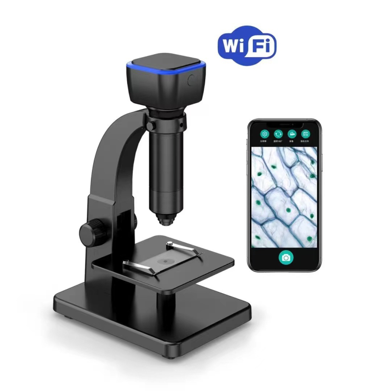 315wifi 2000× dvostruki objektiv biološki mikroskop s USB/WiFi za pametni telefon, digitalni mikroskop za grinje