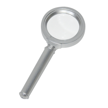 Potpuno metalna, izdržljiva ručna lupa od aluminija, promjera 40 mm, prijenosna lupa za čitanje s visokim uvećanjem