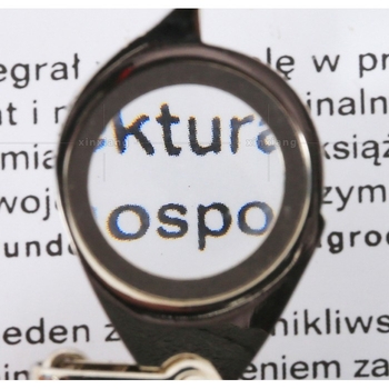 Lup za džep od cinkovog legura, 30×, sklopivi ključni lanac, staklena leća, za procjenu antikviteta, nakita i jadeita