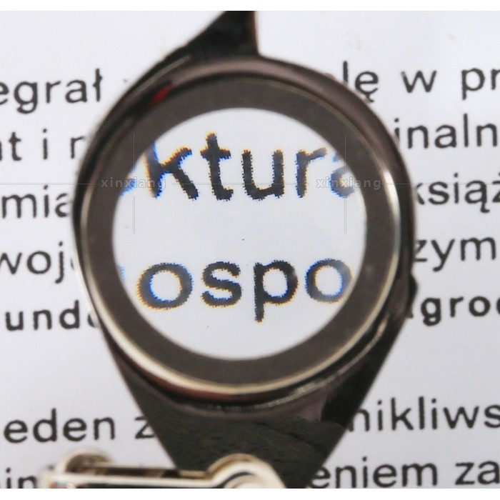 Lup za džep od cinkovog legura, 30×, sklopivi ključni lanac, staklena leća, za procjenu antikviteta, nakita i jadeita