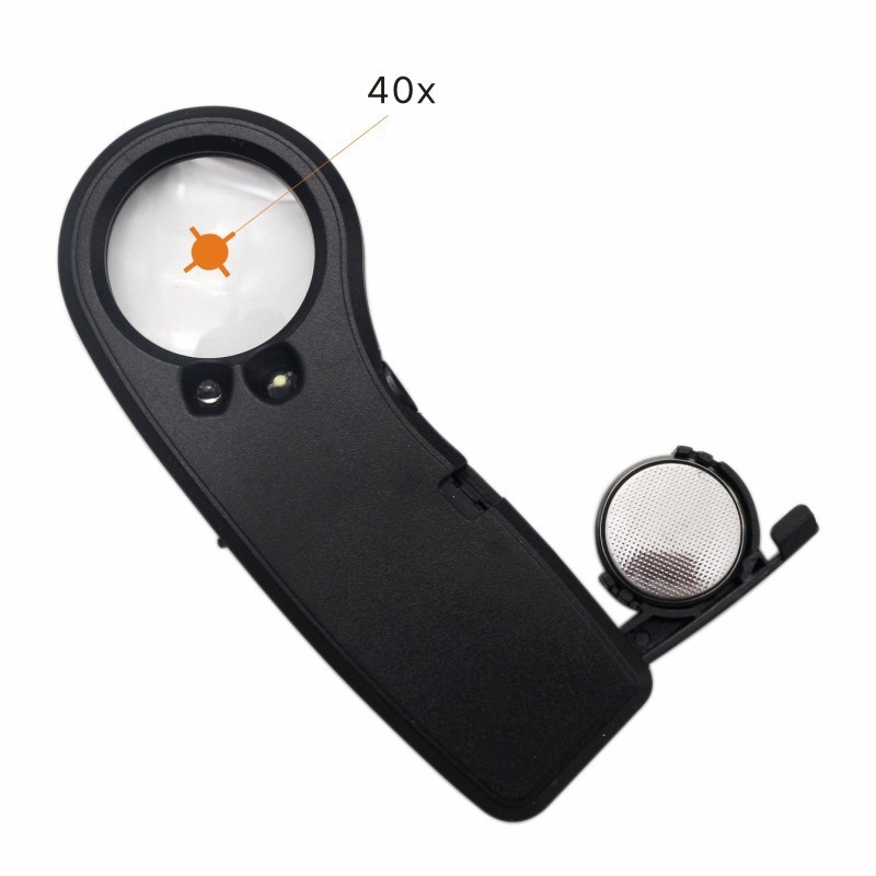 40x LED povećalo za novčiće, marke, nakit, antikvitete i jade ručne izrade