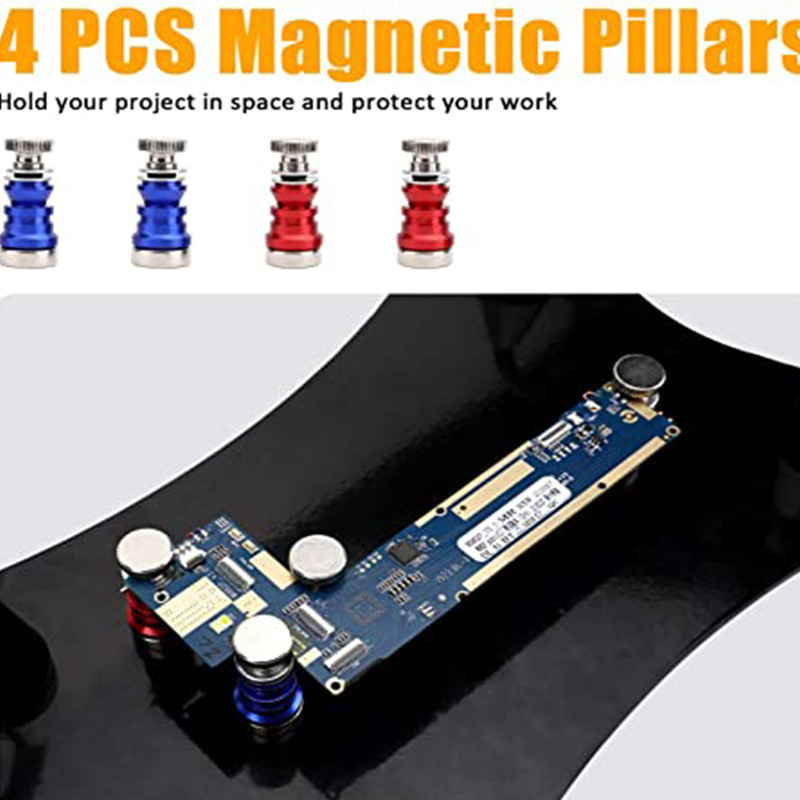 Magnetski PCB klip u stilu stolne lampe sa povećalom za popravak matične ploče