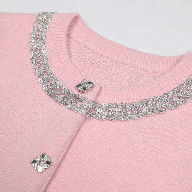 Chanel stil pleteni top i sako, set sa suknjom