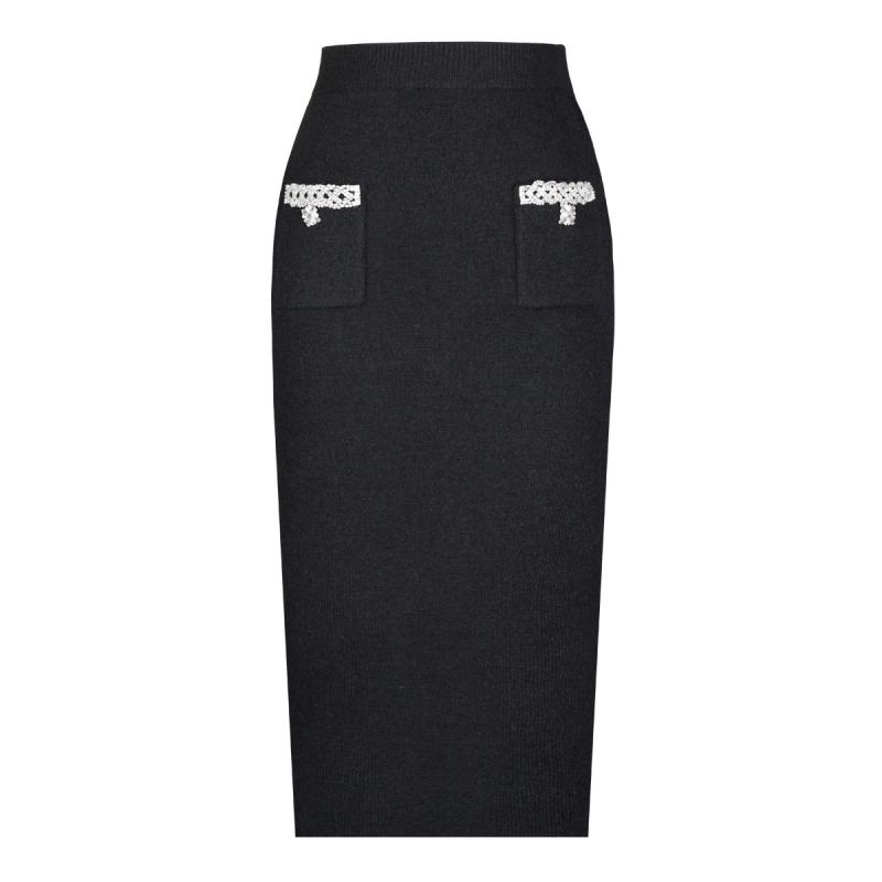 Chanel stil pleteni top i sako, set sa suknjom