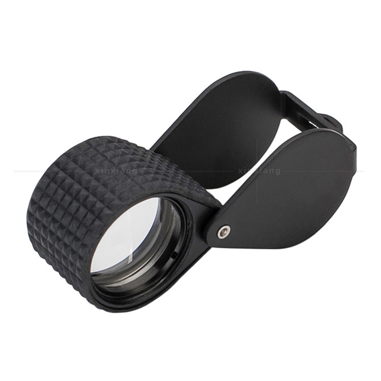 Sklopivi lup za identifikaciju od potpuno metalnog legura, 10×18 mm, za identifikaciju nakita, antikviteta i keramike