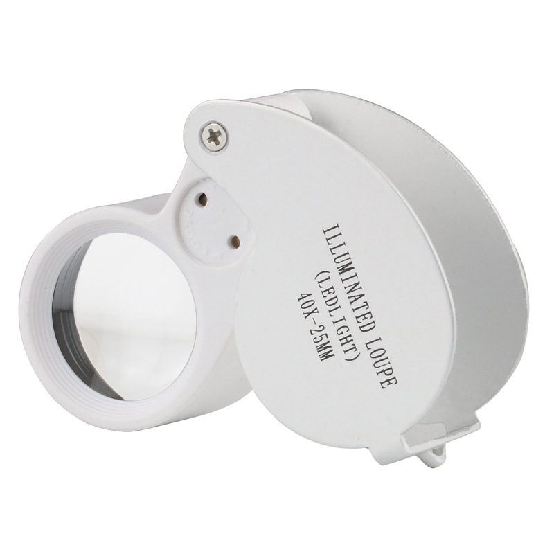 40x LED osvijetljena sklopiva lupa od aluminijske legure, za nefrit nakit i antikne rukotvorine, model MG21011