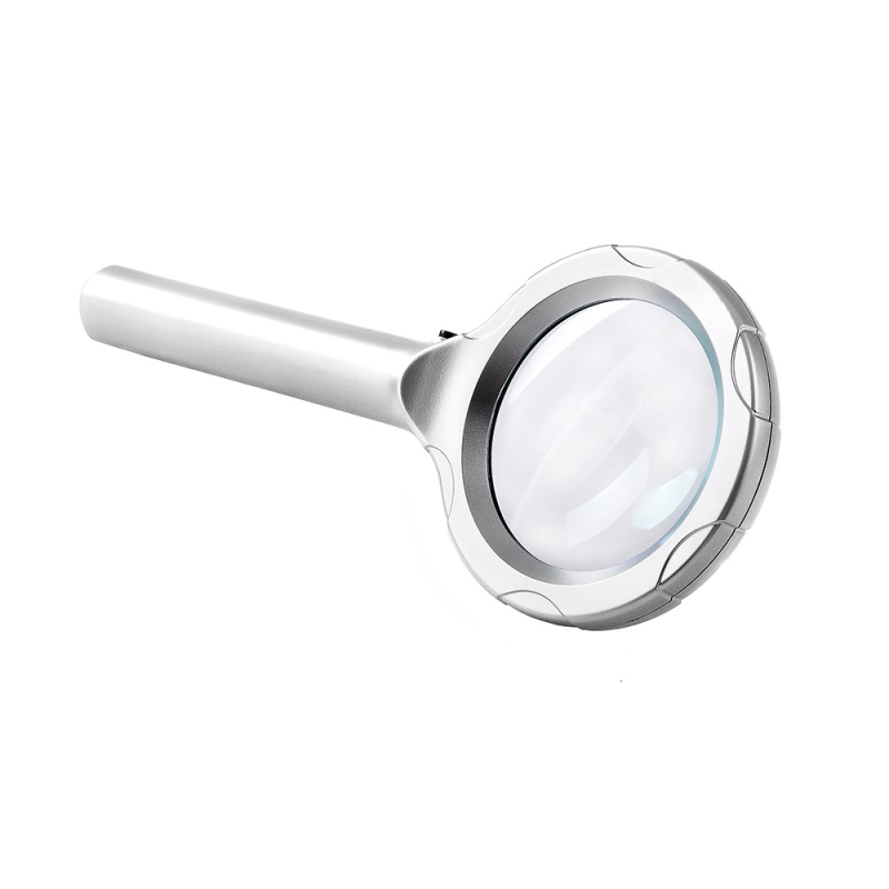 BIJIA MG8B-1 Ručna lupa sa svjetlom, 6 LED, 4x optički objektiv za čitanje