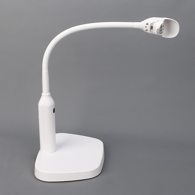 Stolna lupa s klipom i zamjenjivom lećom od 120 mm, 6 LED za čitanje i popravke