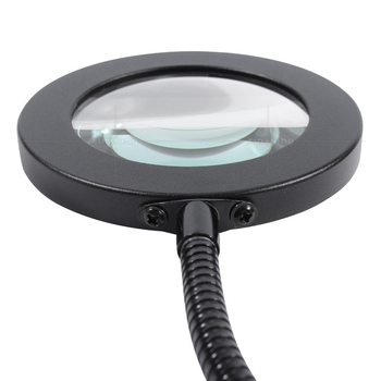Lupa s 56 LED diodama, USB clip-on, tri načina osvjetljenja, prilagodljiva svjetlina, 10x povećanje za čitanje, identifikaciju i popravke