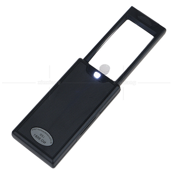 LED osvijetljeni povlačni ručni povećalo za čitanje i procjenu antikviteta i nakita, povećanje 2,5×–45×