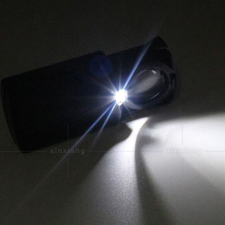 45× LED osvijetljena sklopiva lupa za procjenu antikviteta, kaligrafije, nakita i dijamanata, s privjeskom, prijenosna