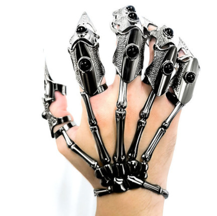 Robotske biomimetničke rukavice u Harajuku stilu, tamna tehnologija, prilagodljiv oklopni prsten