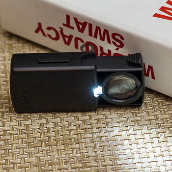 LED osvijetljena lupa, 30x, 21 mm leća, ladica-stil, za antikne dijamantske nakit i jade – identifikacija protiv falsifikata za zbirke
