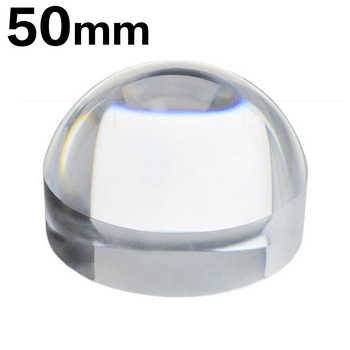 8x 50 mm potpuno optičko akrilno ogledalo-težak za stol, dekorativni komad s lupom visoke rezolucije i fokusiranim svjetlom