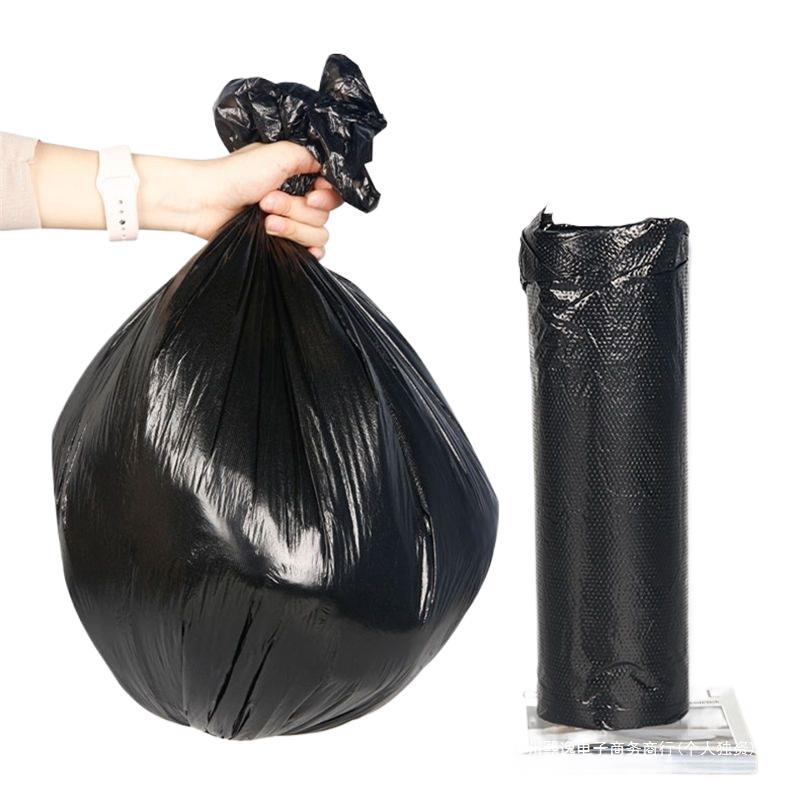 Debele vrećice za otpad srednjeg i velikog formata, 60×80 cm, crne, u rolama – za hotele, kućnu upotrebu i komercijalnu upotrebu.