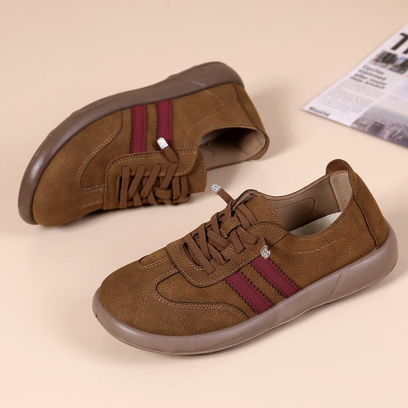 Γυναικεία παπούτσια slip-on για φθινοπωρινή casual χρήση, ελαφριά, μαλακή σόλα, χαμηλό άνοιγμα, άνετες επίπεδες, σε στυλ μαμά