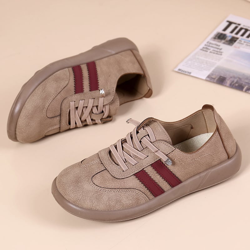 Γυναικεία παπούτσια slip-on για φθινοπωρινή casual χρήση, ελαφριά, μαλακή σόλα, χαμηλό άνοιγμα, άνετες επίπεδες, σε στυλ μαμά