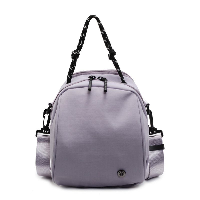 Štýlový ľahký dámsky batoh s minimalistickým dizajnom, crossbody taška s dvojitým zipsom, trendy a jedinečný, znižuje záťaž, univerzálny malý batoh.