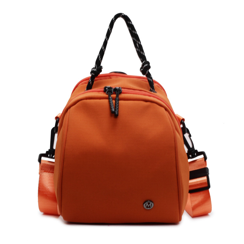 Štýlový ľahký dámsky batoh s minimalistickým dizajnom, crossbody taška s dvojitým zipsom, trendy a jedinečný, znižuje záťaž, univerzálny malý batoh.