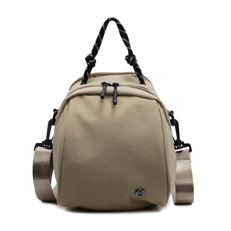 Štýlový ľahký dámsky batoh s minimalistickým dizajnom, crossbody taška s dvojitým zipsom, trendy a jedinečný, znižuje záťaž, univerzálny malý batoh.