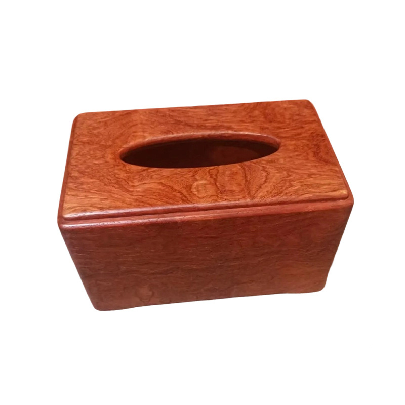 Kutija za maramice od masivnog drva Myanmar Rosewood – za dnevni boravak, stol za kavu, spavaću sobu i blagovaonicu