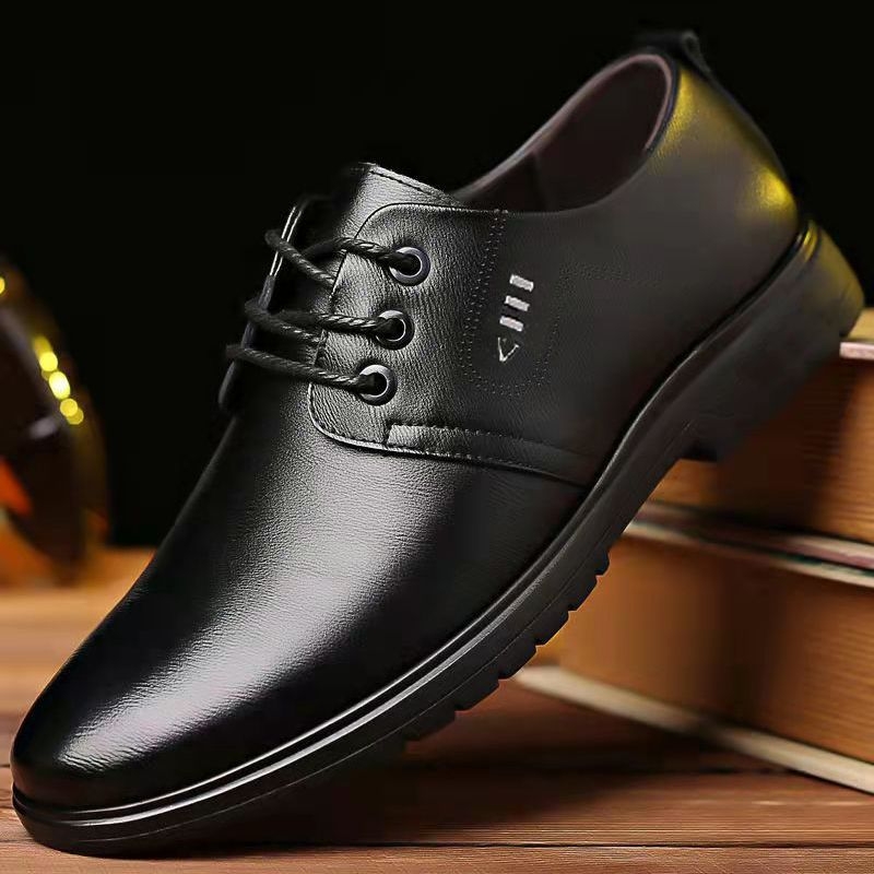 Muške kožne cipele za jesen, kožne casual-business cipele od prave kože, upijaju znoj, meka potplata, mekani gornji dio, radne cipele