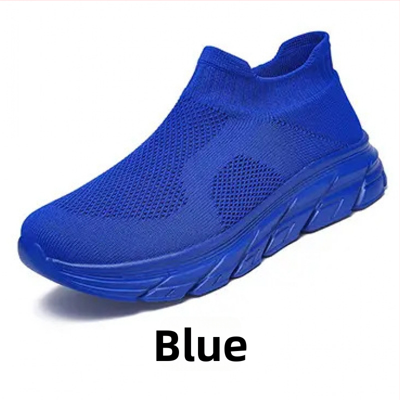 Αεριζόμενα παπούτσια slip-on με άνω μέρος από δίχτυ - unisex καθημερινά αθλητικά παπούτσια