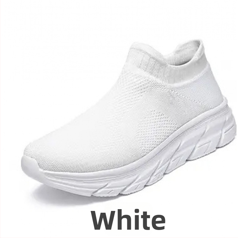 Αεριζόμενα παπούτσια slip-on με άνω μέρος από δίχτυ - unisex καθημερινά αθλητικά παπούτσια