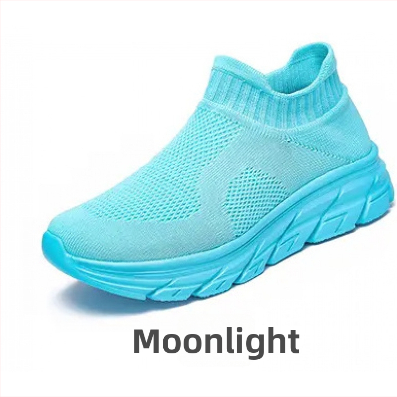 Αεριζόμενα παπούτσια slip-on με άνω μέρος από δίχτυ - unisex καθημερινά αθλητικά παπούτσια