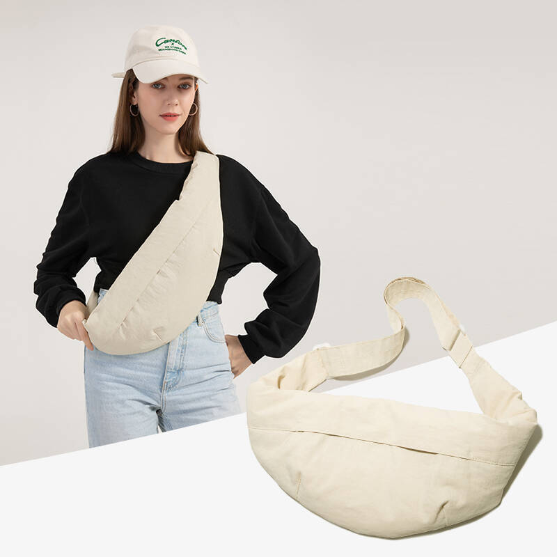 Ženska crossbody torba u japanskom stilu, svestrana za svakodnevnu upotrebu, lagana, oblik dumplinga