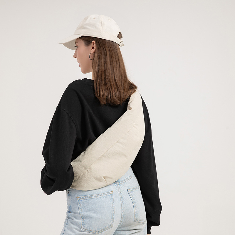 Ženska crossbody torba u japanskom stilu, svestrana za svakodnevnu upotrebu, lagana, oblik dumplinga