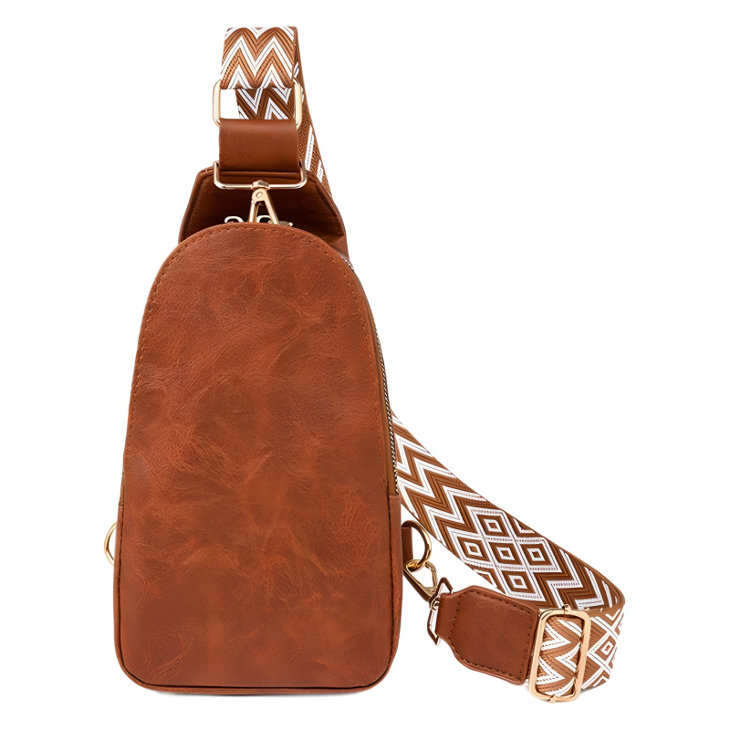 Ženska crossbody torba za pojas, moderna torba za prsa, PU, ljeto 2024
