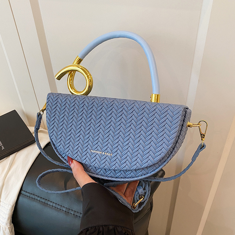 Ženska crossbody torbica tipa sedlo, mala kutija torba u nježnom luksuznom stilu