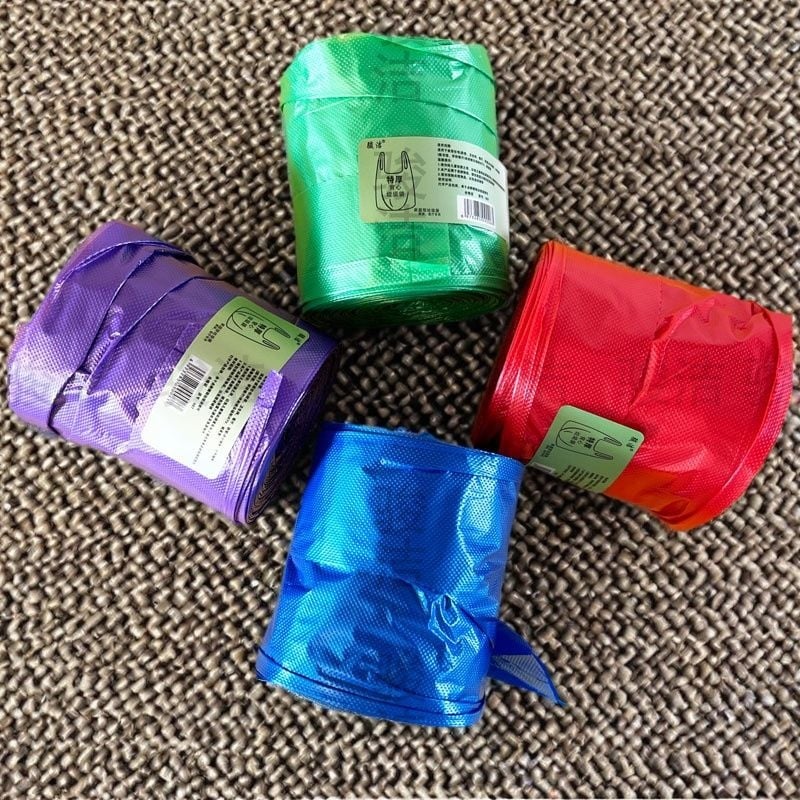 Izuzetno debele vrećice za smeće – snažne kućanske plastične vrećice za kuhinju, stil prsluka, ravni otvor