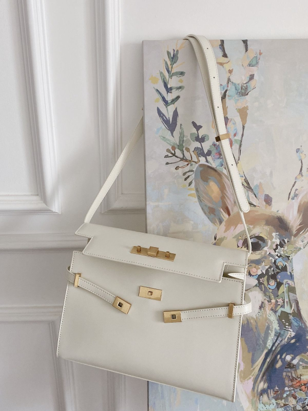Yangshulin Manhattan ženska torbica od prave kože, 2025 novi model, luksuznog dizajna, kožna torba za rame s crossbody remenom