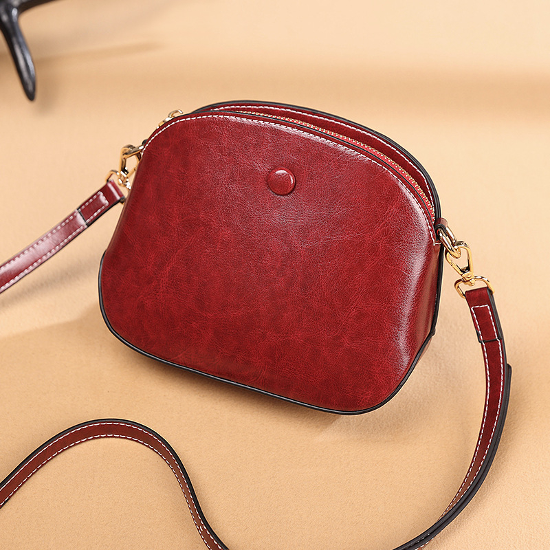 Ženska torba za rame od PU kože, mala kvadratna crossbody torba, svakodnevni retro stil, džep za telefon