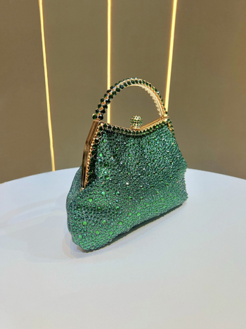 Nova luksuzna večernja torbica s blistavim završetkom, torbica za djeveruše i svadbena clutch s crossbody remenom