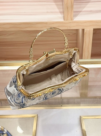 Torba Cheongsam u kineskom stilu – večernja clutch od svile, lanac s dijamantima, za rame ili crossbody