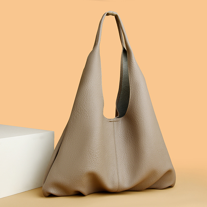 Ženska PU torba s uzorkom liči, jednostavna crossbody torba preko ramena, velik kapacitet, mekana koža