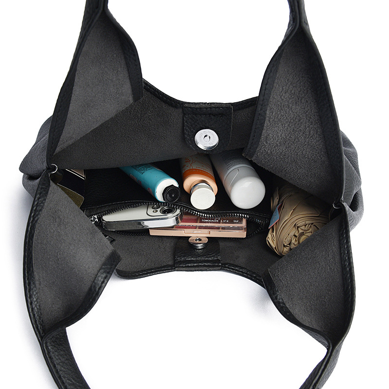 Ženska PU torba s uzorkom liči, jednostavna crossbody torba preko ramena, velik kapacitet, mekana koža