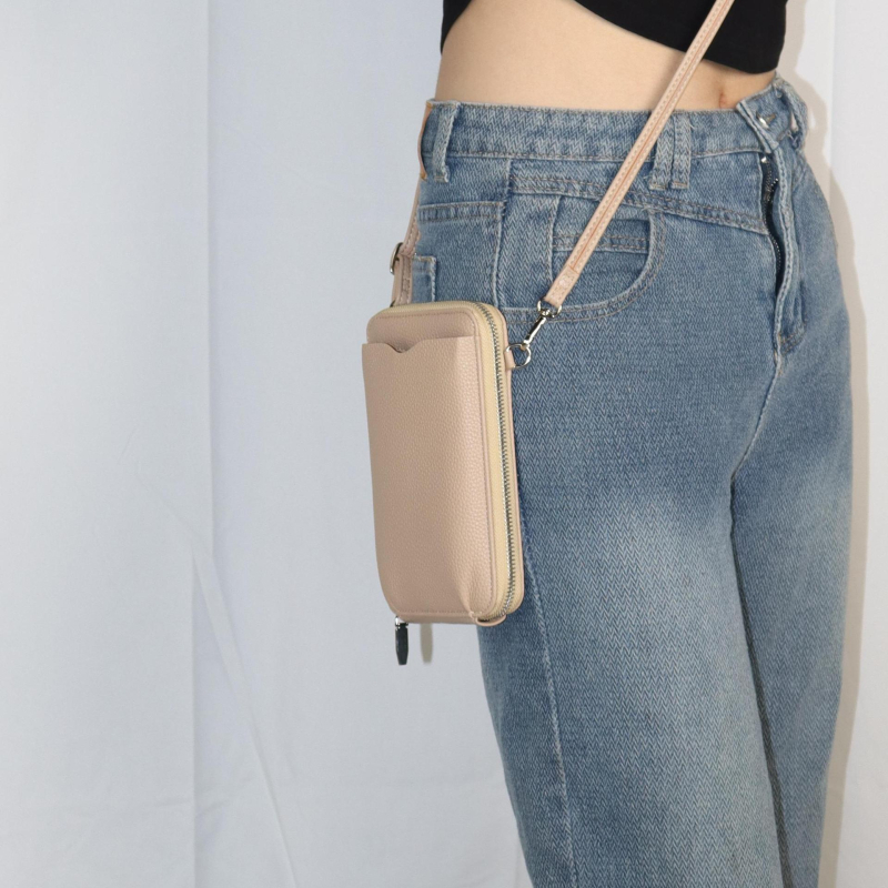 Torba za mobitel, mala četvrtasta forma, velika kapaciteta, crossbody torba, gradski stil