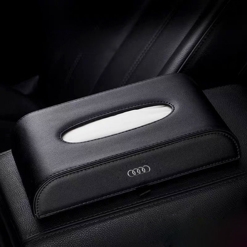 Kožna kutija za maramice za auto, držač na naslon za ruku, univerzalna, višestruka namjena