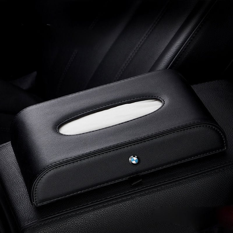 Kožna kutija za maramice za auto, držač na naslon za ruku, univerzalna, višestruka namjena