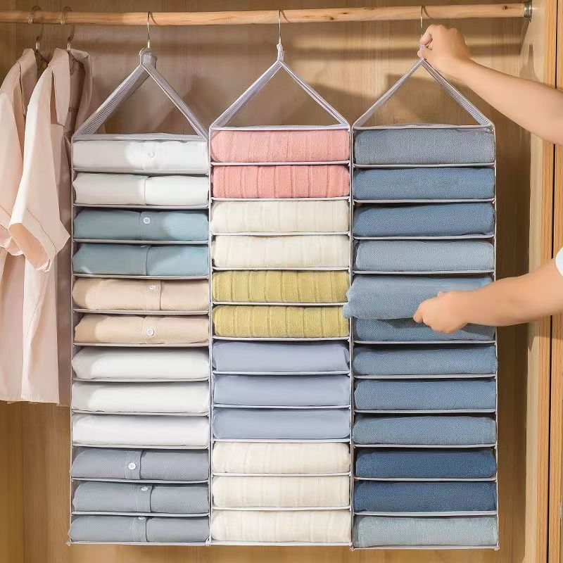 Ujačani višeslojni viseći organizator garderobe za odjeću i donje rublje