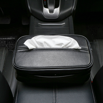 Kožna kutija za maramice za automobil, držač naslona za ruku, debeli dizajn