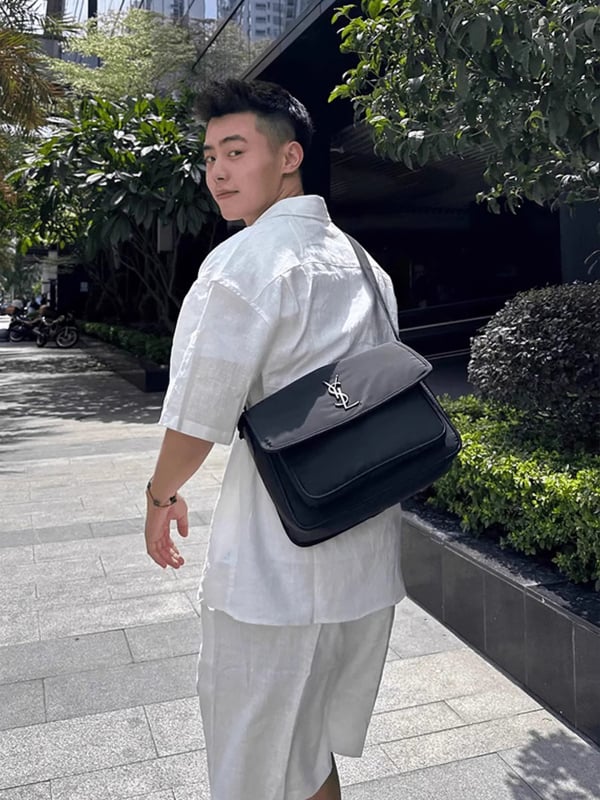 Bijeli muški set – košulja s kratkim rukavima od Tencel-Linen i šorts, Old Money stil, ljeto, korejski stil, lagani luksuz