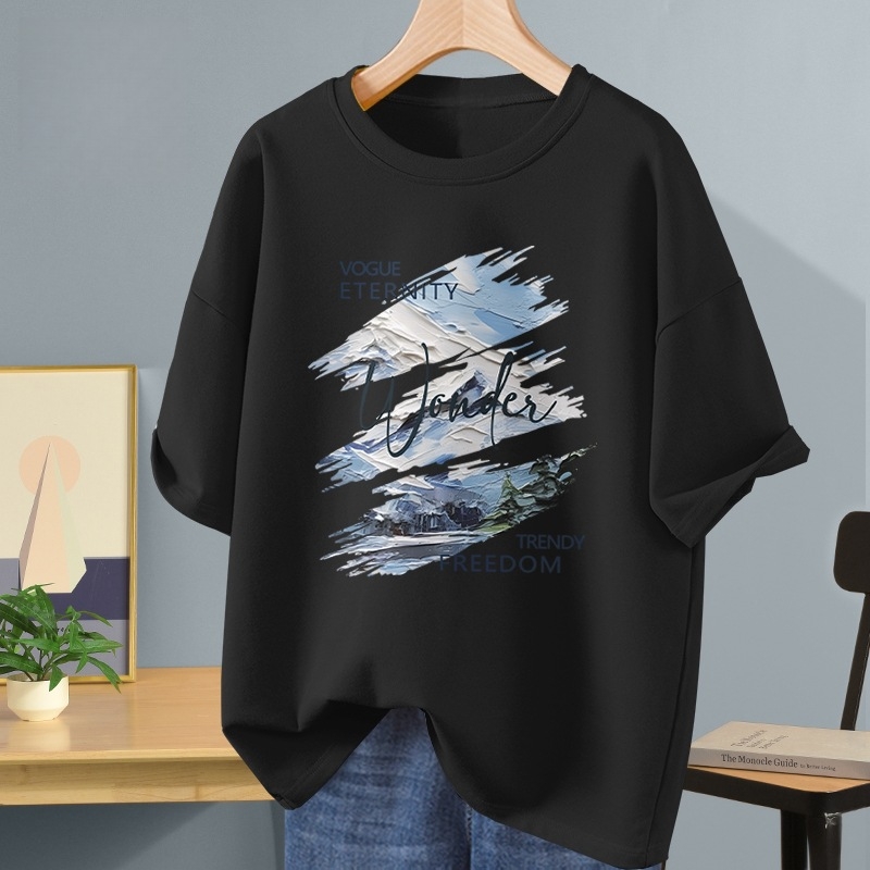 Muška majica s kratkim rukavima od 100% pamuka, ljetni ležerni kroj, mladenački stil, 5/8 rukav, streetwear top