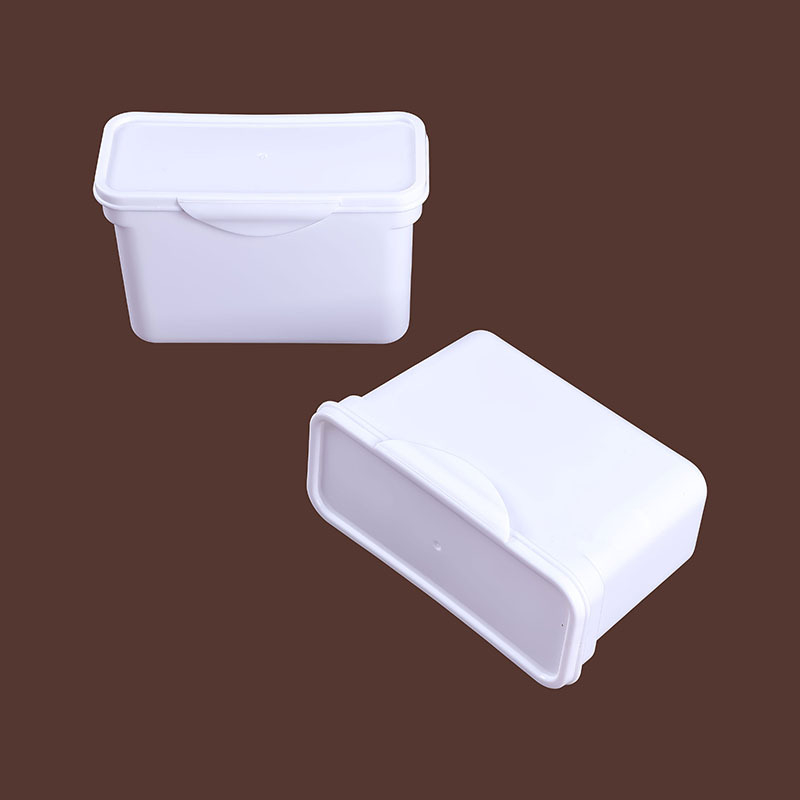 PP plastična kutija za pohranu pralnih perlica, plastični spremnik, dimenzije 17.3 × 7.5 × 11.1 cm