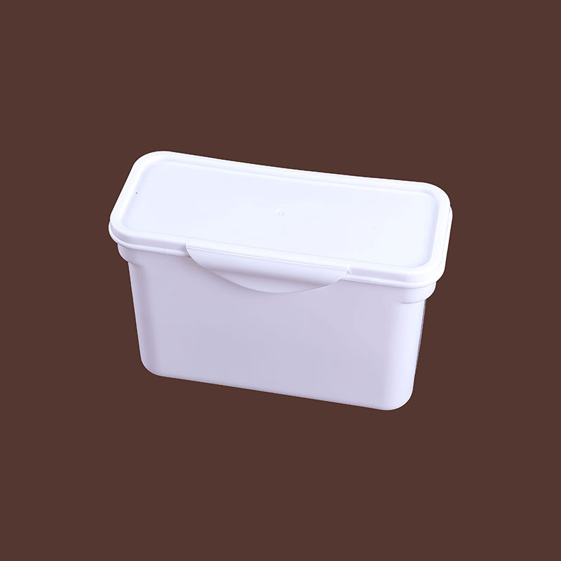 PP plastična kutija za pohranu pralnih perlica, plastični spremnik, dimenzije 17.3 × 7.5 × 11.1 cm