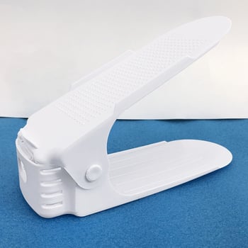 DIY stalak za cipele, dvostruki plastični organizator s tri podesive razine